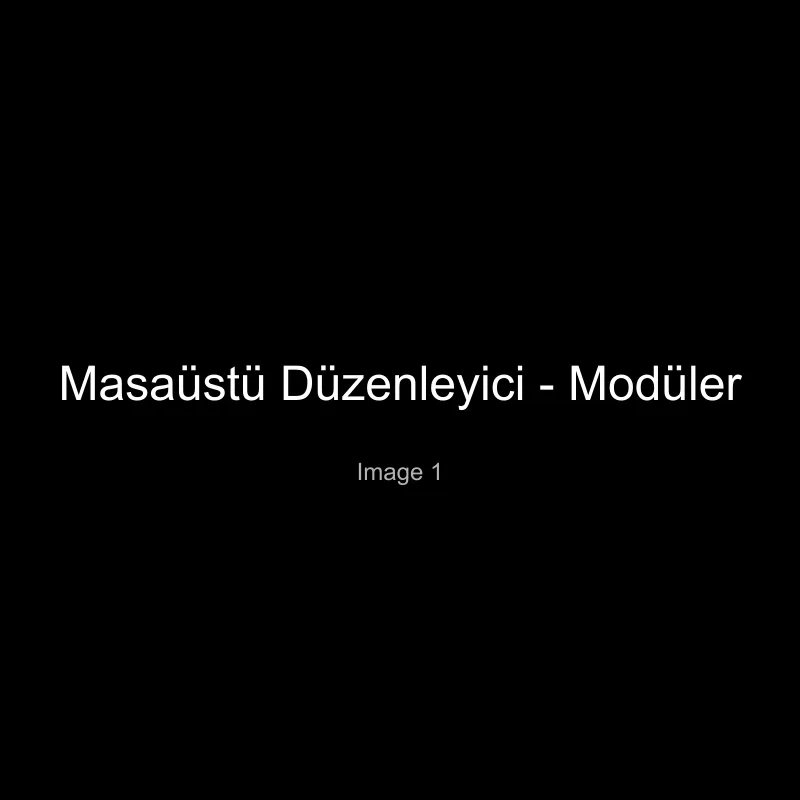 Masaüstü Düzenleyici - Modüler